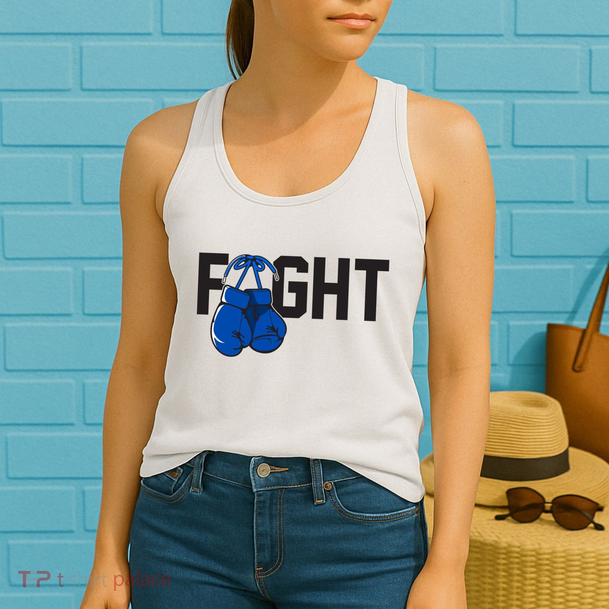 Fight Colon Cancer Awareness Women's Tank Top