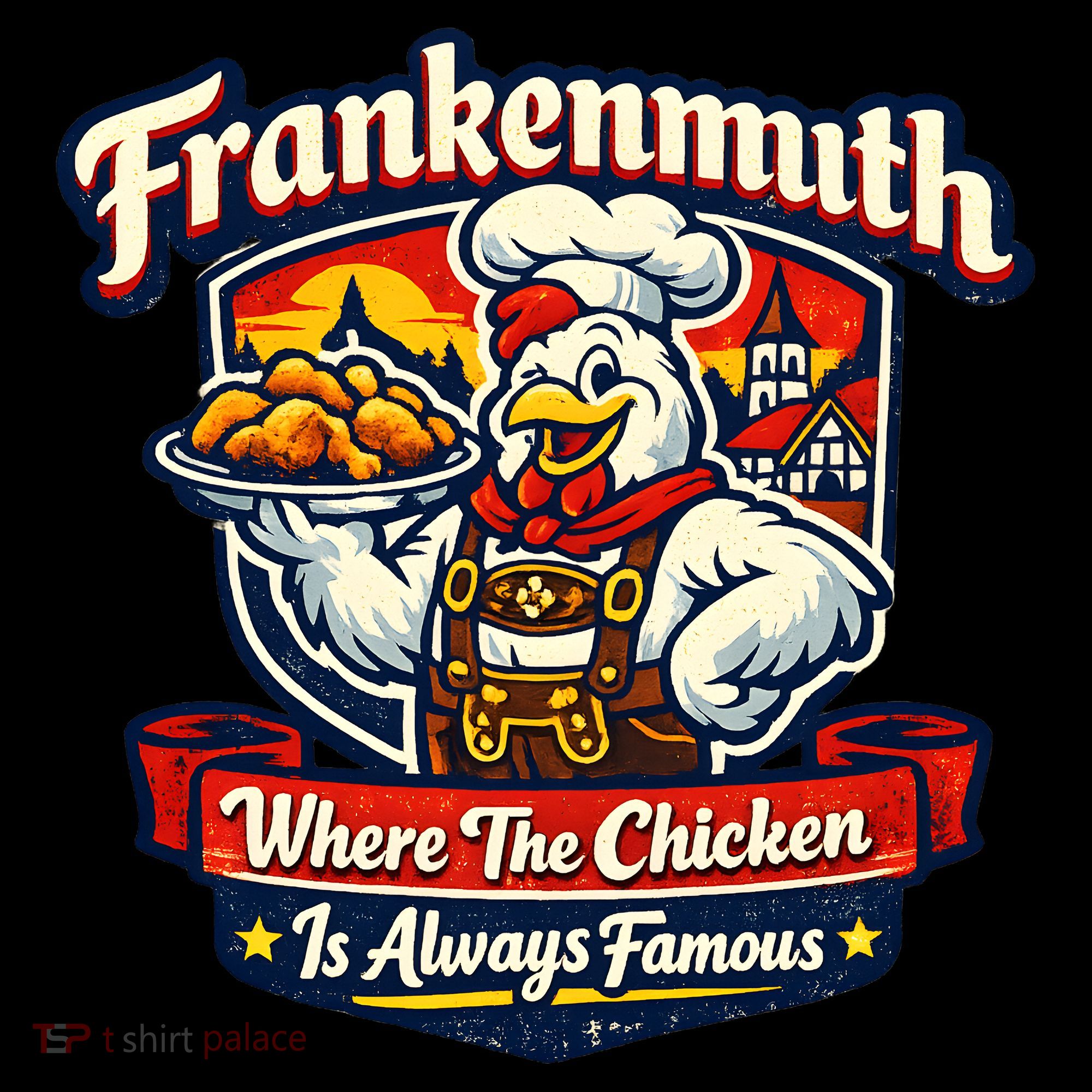 Frankenmuth Chicken Capital Bavarian Fried Chicken Legend Coffee Mug