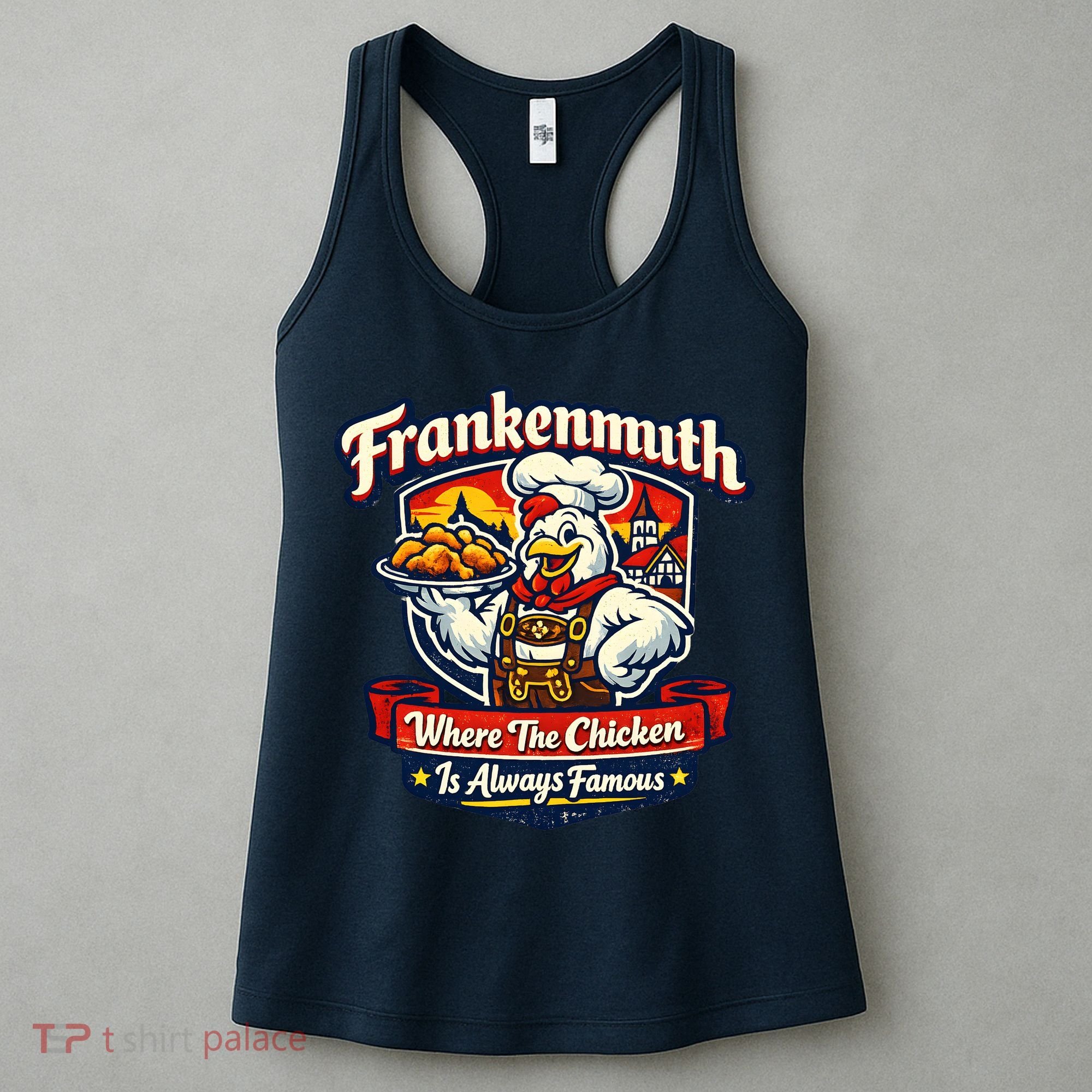 Frankenmuth Chicken Capital Bavarian Fried Chicken Legend Women's Tank Top