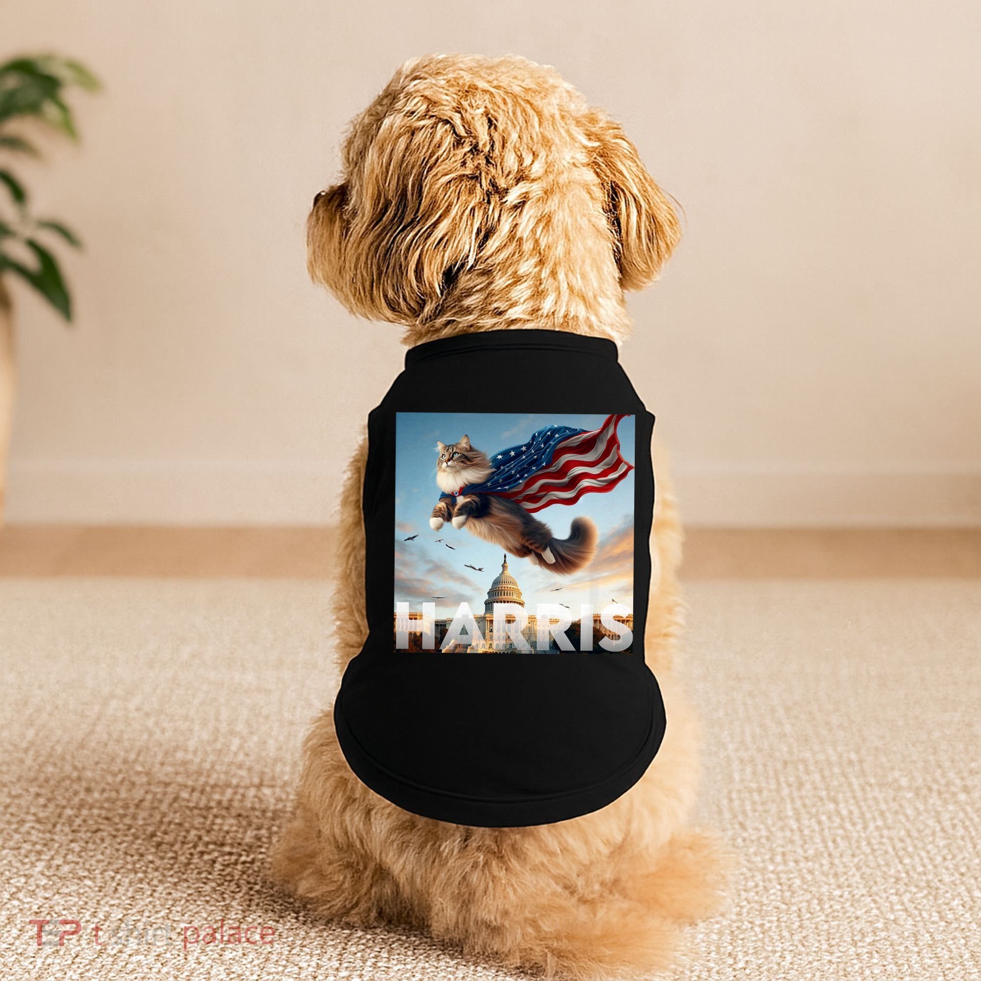 Funny Childless Cat Ladies For Harris 2024 Doggie Tank