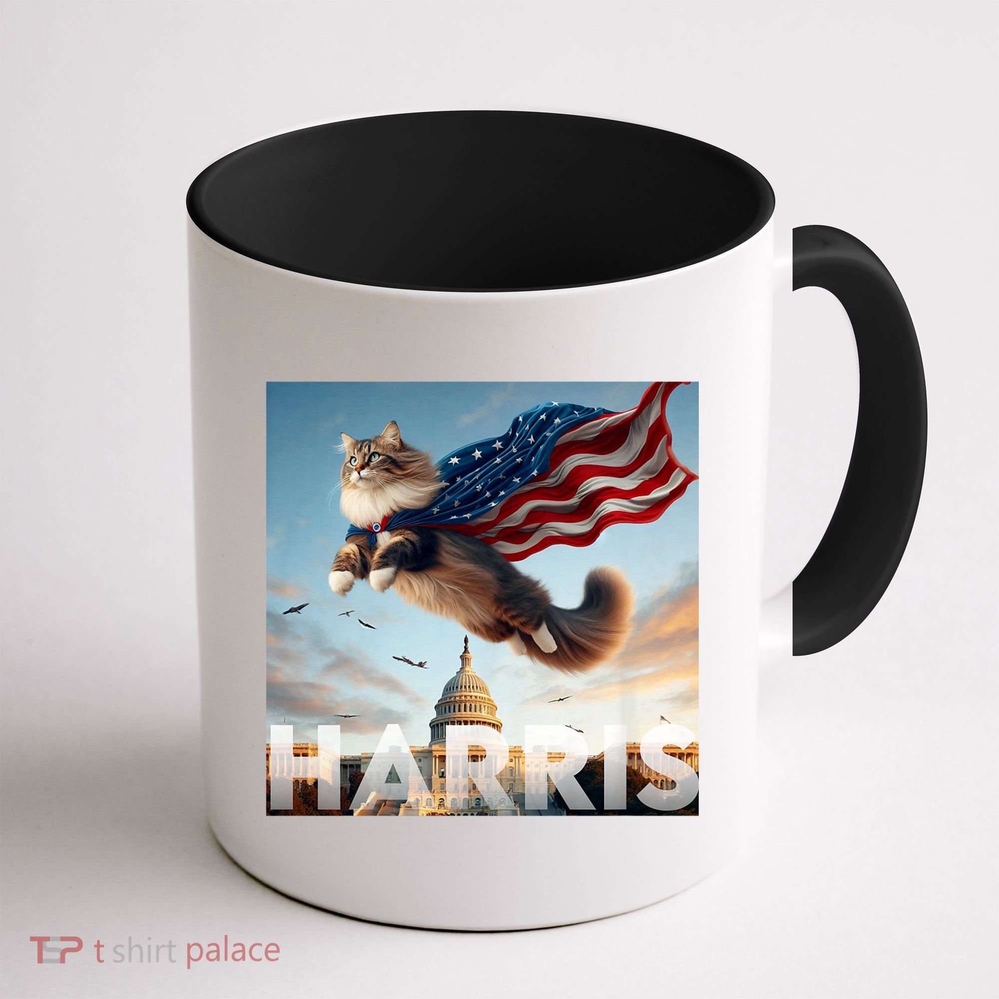 Funny Childless Cat Ladies For Harris 2024 Coffee Mug