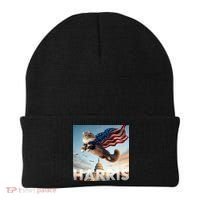 Funny Childless Cat Ladies For Harris 2024 Beanie thumb 0