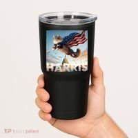 Funny Childless Cat Ladies For Harris 2024 Tumbler thumb 2