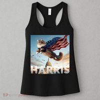 Funny Childless Cat Ladies For Harris 2024 Women's Tank Top thumb 3