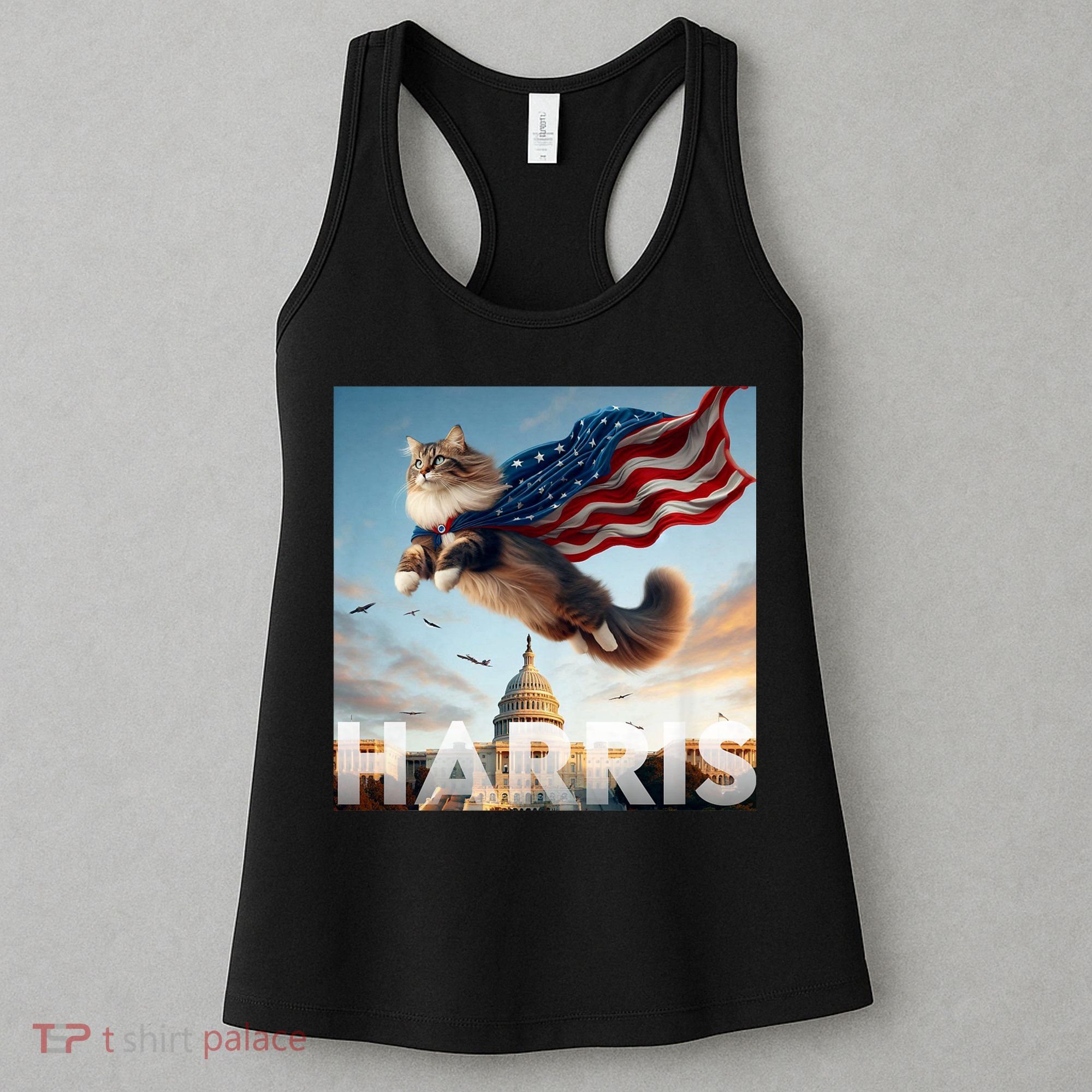 Funny Childless Cat Ladies For Harris 2024 Women's Tank Top