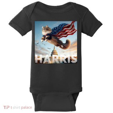 Funny Childless Cat Ladies For Harris 2024 Baby Bodysuit