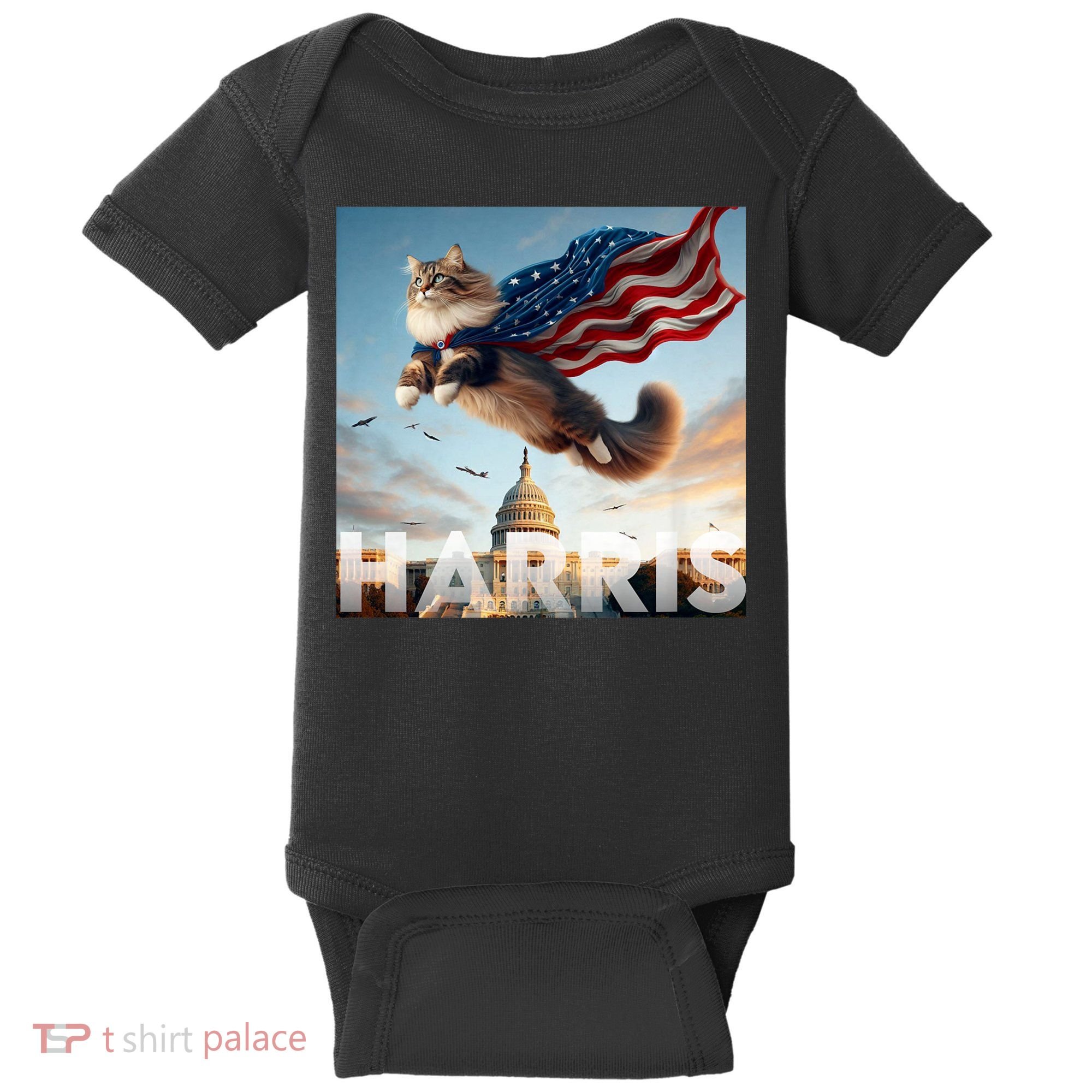 Funny Childless Cat Ladies For Harris 2024 Baby Bodysuit