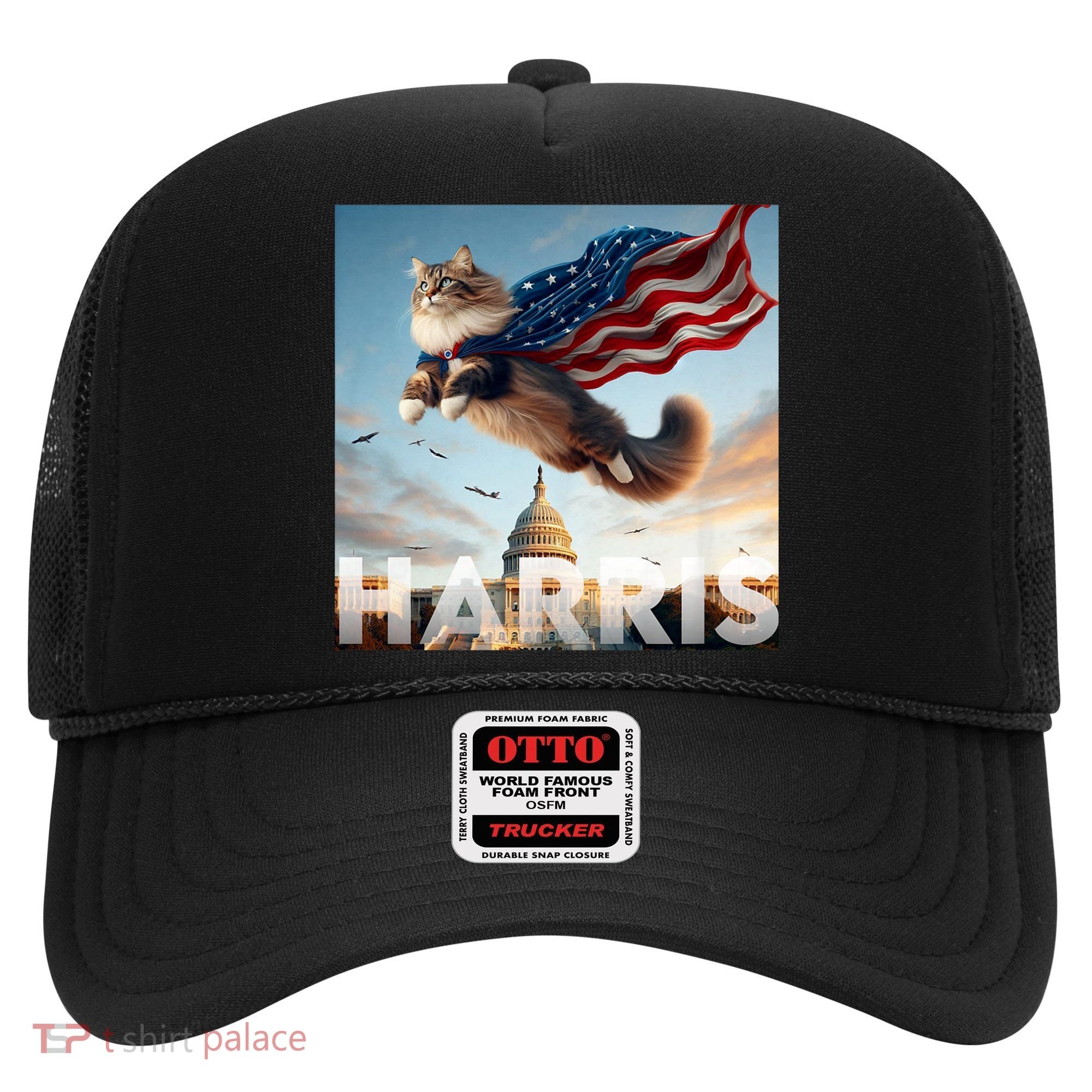Funny Childless Cat Ladies For Harris 2024 Hat
