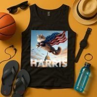 Funny Childless Cat Ladies For Harris 2024 Tank Top thumb 4