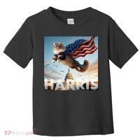 Funny Childless Cat Ladies For Harris 2024 Toddler T-Shirt thumb 0