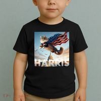 Funny Childless Cat Ladies For Harris 2024 Toddler T-Shirt thumb 2