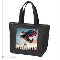 Funny Childless Cat Ladies For Harris 2024 Tote Bag thumb 3