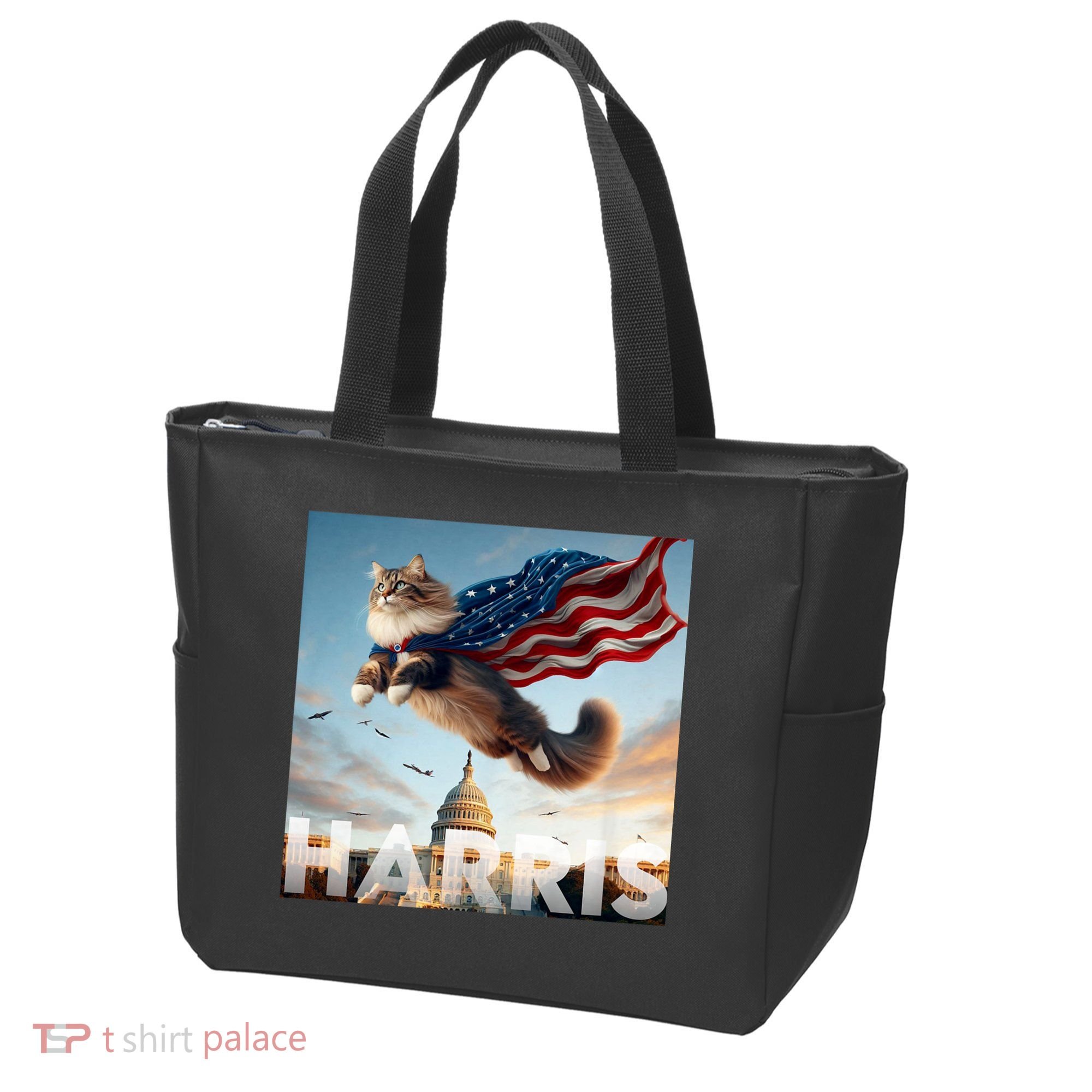 Funny Childless Cat Ladies For Harris 2024 Tote Bag