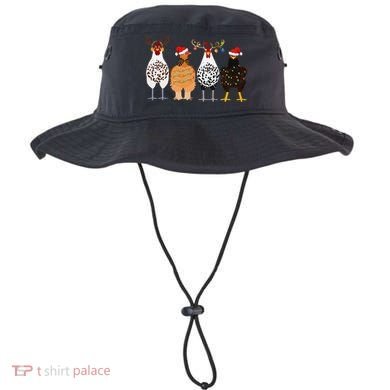 Funny Christmas Chicken Farm Animals  Bucket Hat