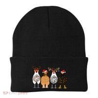 Funny Christmas Chicken Farm Animals  Beanie thumb 0