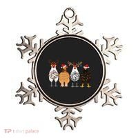 Funny Christmas Chicken Farm Animals  Ornament thumb 0