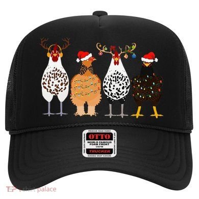 Funny Christmas Chicken Farm Animals  Hat