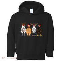Funny Christmas Chicken Farm Animals  Toddler Hoodie thumb 0