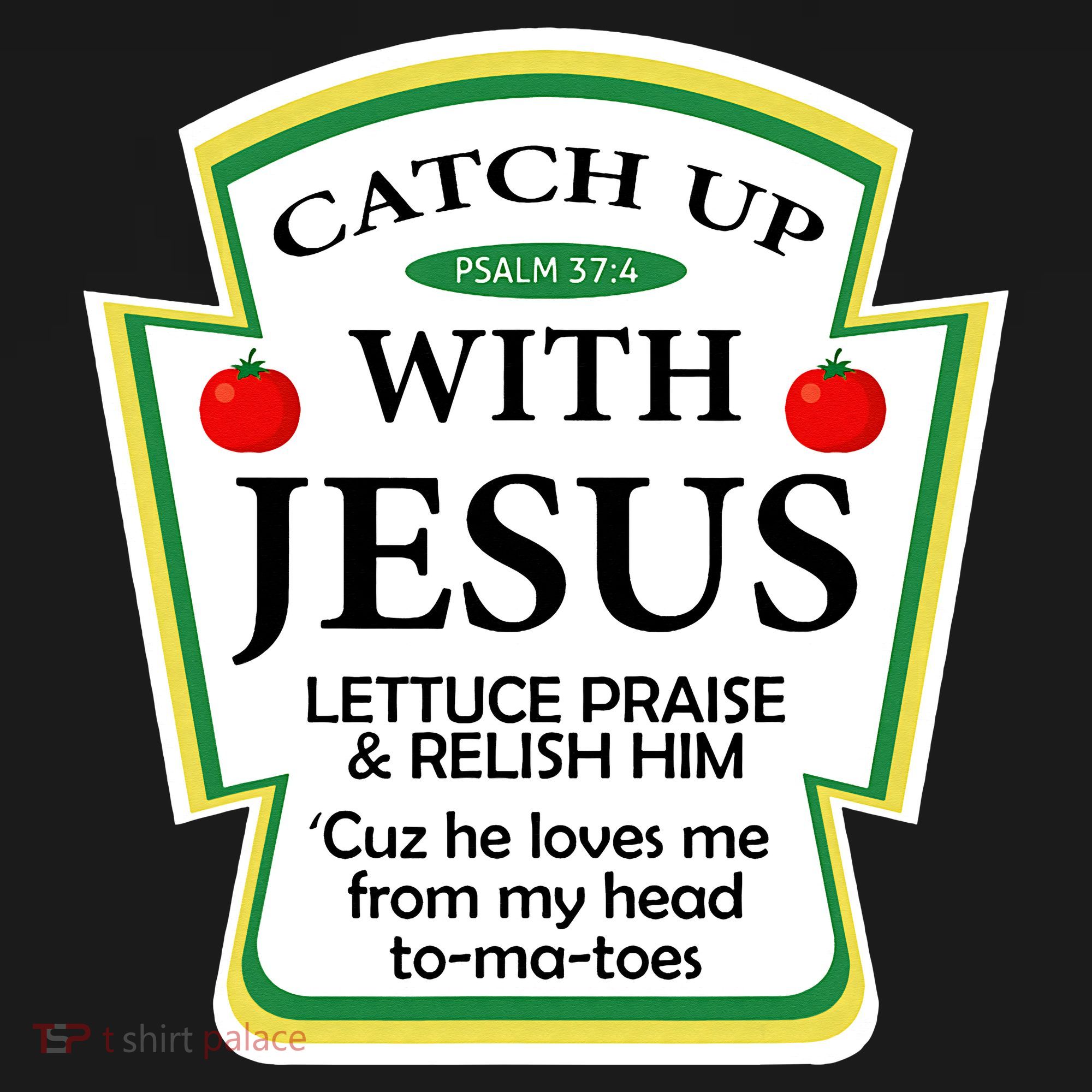 Funny Christian Catch Up With Jesus Ketchup Hoodie Mousepad