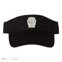 Funny Christian Catch Up With Jesus Ketchup Hoodie Visor thumb 0