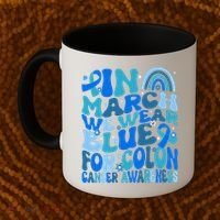 Funny Colon Cancer Colon Cancer Awareness Support Coffee Mug thumb 2