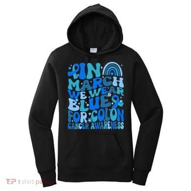 Funny Colon Cancer Colon Cancer Awareness Support Women's Hoodie