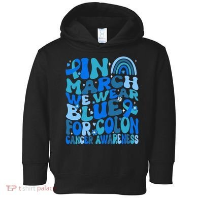 Funny Colon Cancer Colon Cancer Awareness Support Toddler Hoodie