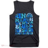 Funny Colon Cancer Colon Cancer Awareness Support Tank Top thumb 0
