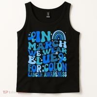 Funny Colon Cancer Colon Cancer Awareness Support Tank Top thumb 2