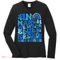 Funny Colon Cancer Colon Cancer Awareness Support Women's Long Sleeve Shirt thumb 0