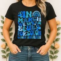 Funny Colon Cancer Colon Cancer Awareness Support Women's T-Shirt thumb 2
