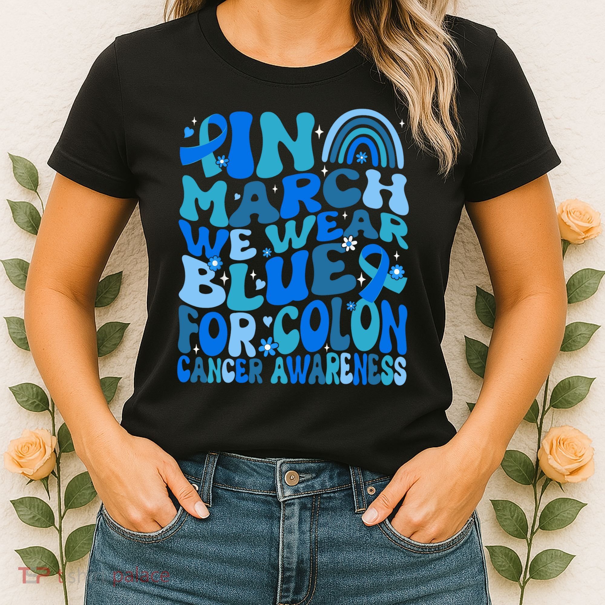 Funny Colon Cancer Colon Cancer Awareness Support Women's T-Shirt