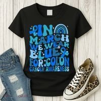 Funny Colon Cancer Colon Cancer Awareness Support Women's T-Shirt thumb 3