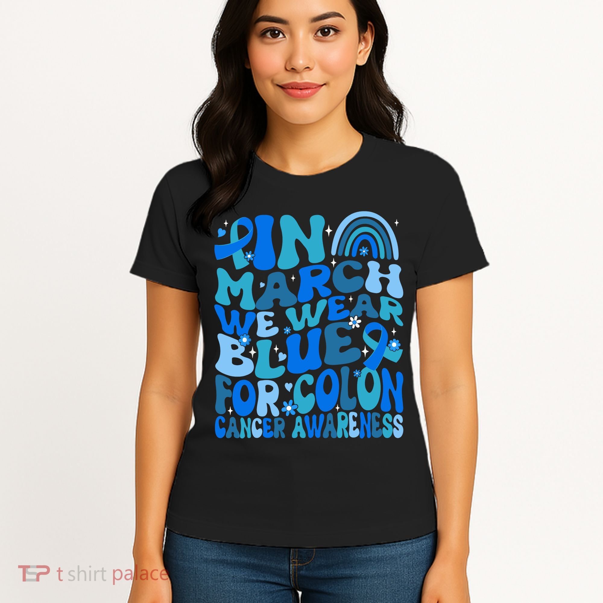 Funny Colon Cancer Colon Cancer Awareness Support Women's T-Shirt