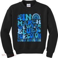 Funny Colon Cancer Colon Cancer Awareness Support Kids Sweatshirt thumb 0