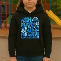 Funny Colon Cancer Colon Cancer Awareness Support Kids Hoodie thumb 3