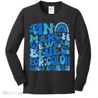Funny Colon Cancer Colon Cancer Awareness Support Kids Long Sleeve Shirt thumb 0