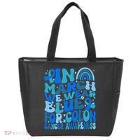 Funny Colon Cancer Colon Cancer Awareness Support Tote Bag thumb 0