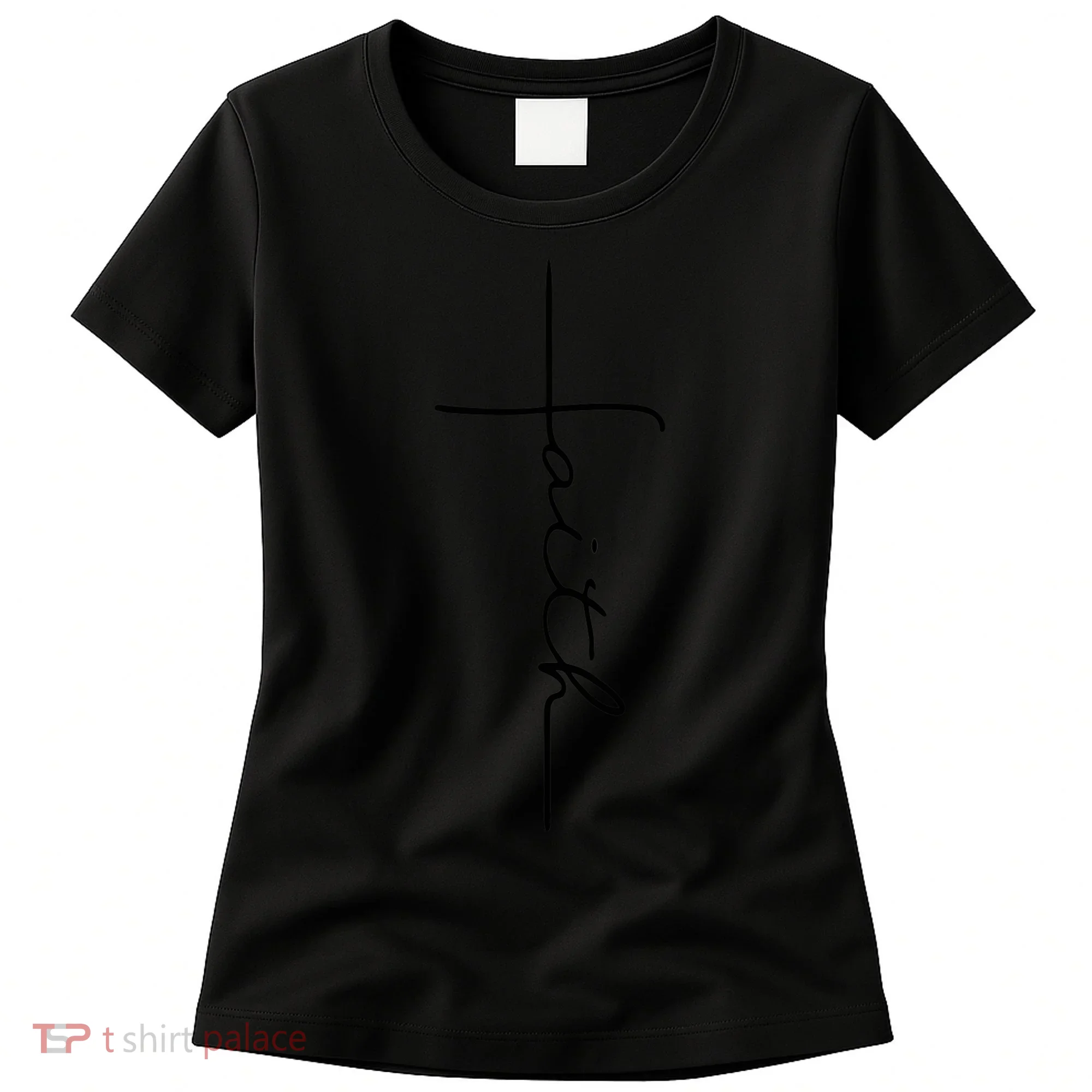 Faith Cross Christian Women's T-Shirt