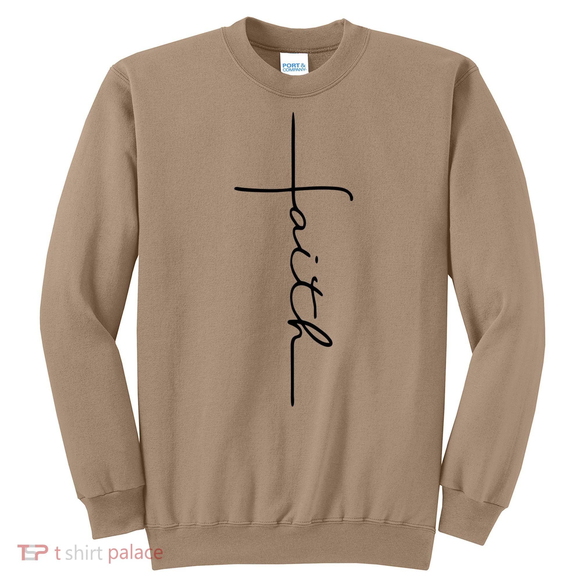 Faith Cross Christian Sweatshirt