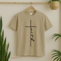 Faith Cross Christian T-Shirt thumb 2
