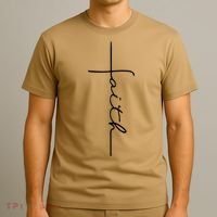 Faith Cross Christian T-Shirt thumb 3