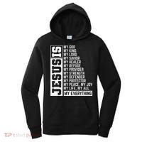 Faith Cross Christian Religious Jesus Lord Gift Jesus Women's Hoodie thumb 0
