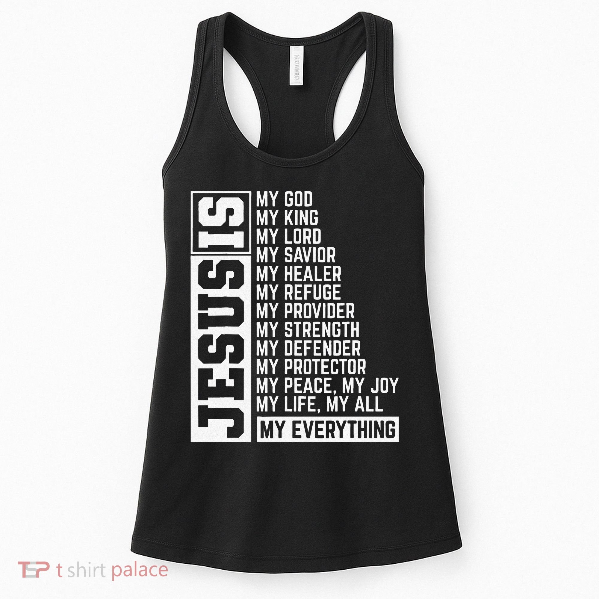 Faith Cross Christian Religious Jesus Lord Gift Jesus Women's Tank Top