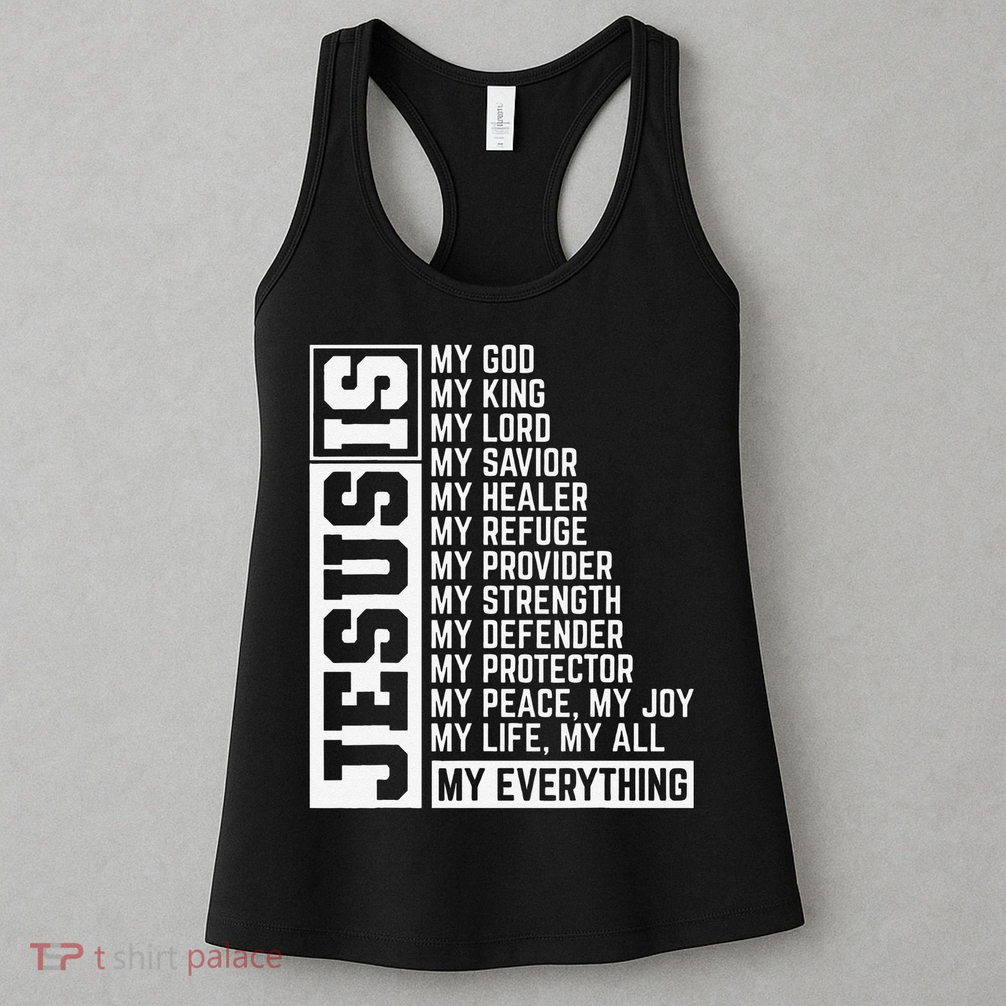 Faith Cross Christian Religious Jesus Lord Gift Jesus Women's Tank Top