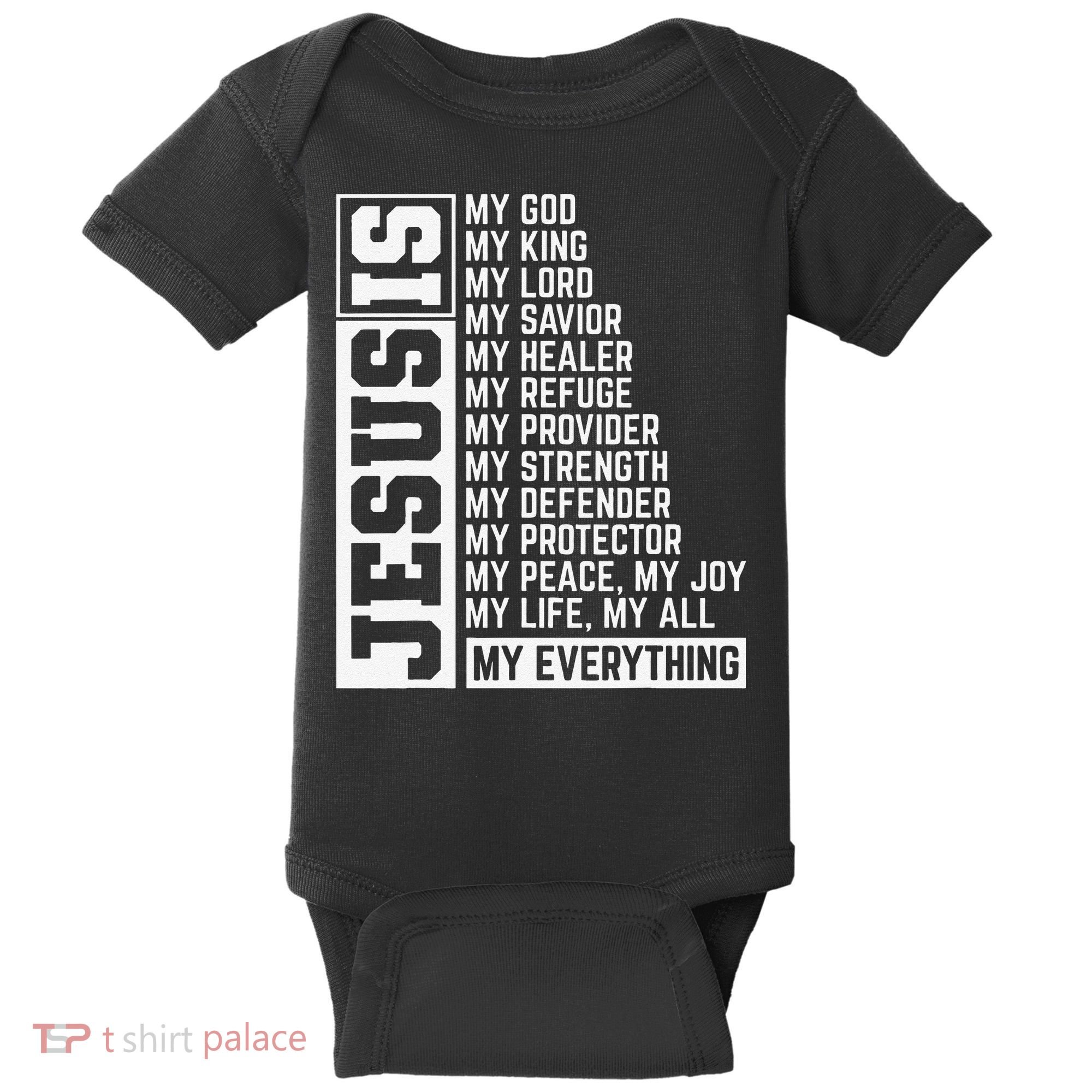 Faith Cross Christian Religious Jesus Lord Gift Jesus Baby Bodysuit
