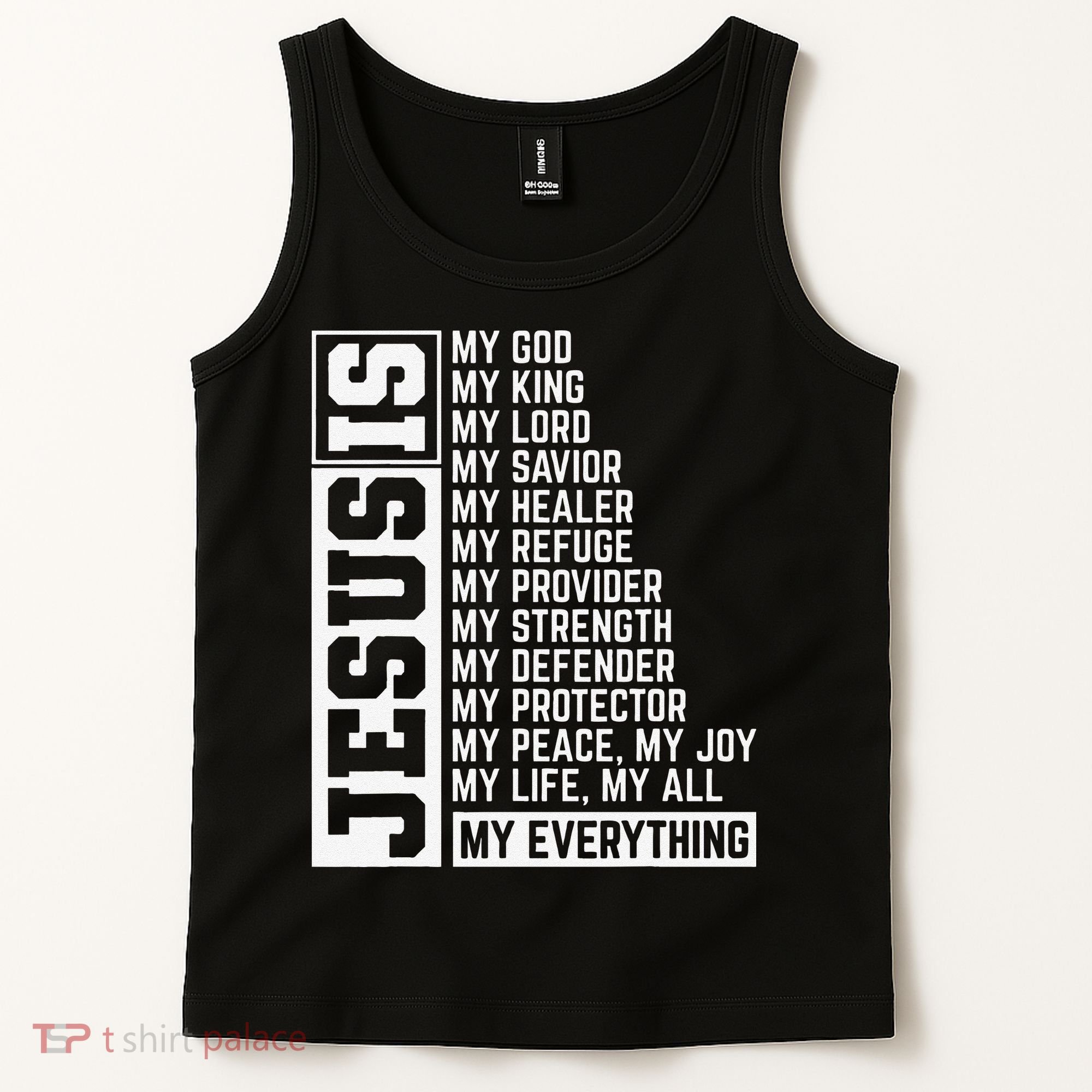Faith Cross Christian Religious Jesus Lord Gift Jesus Tank Top