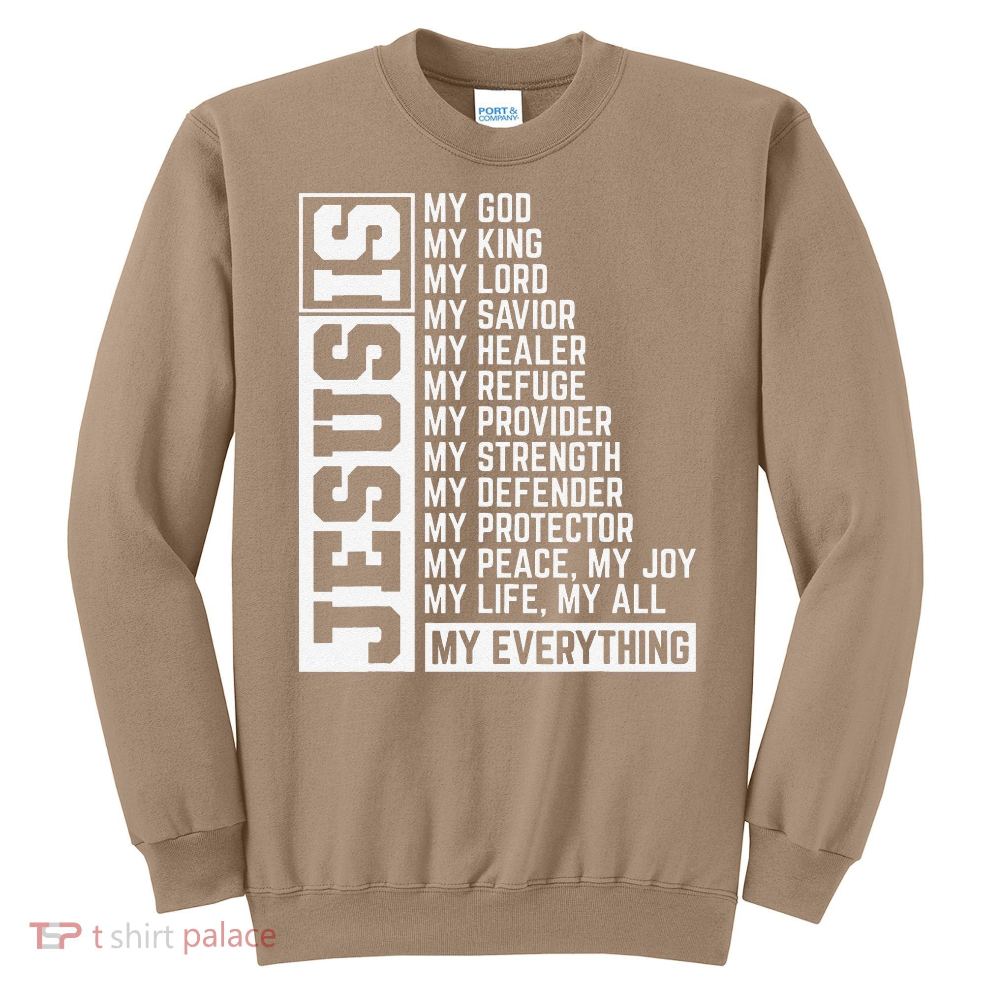 Faith Cross Christian Religious Jesus Lord Gift Jesus Sweatshirt