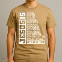 Faith Cross Christian Religious Jesus Lord Gift Jesus T-Shirt thumb 3
