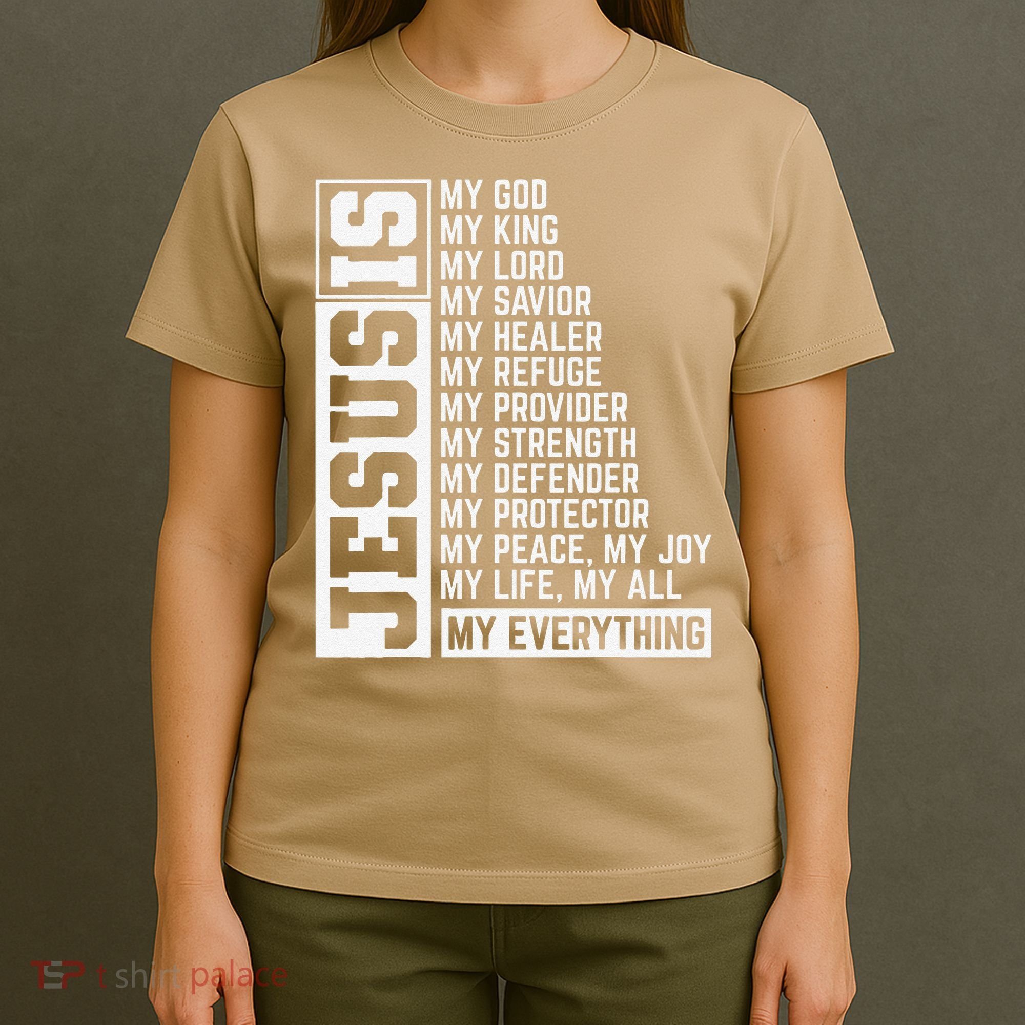 Faith Cross Christian Religious Jesus Lord Gift Jesus T-Shirt